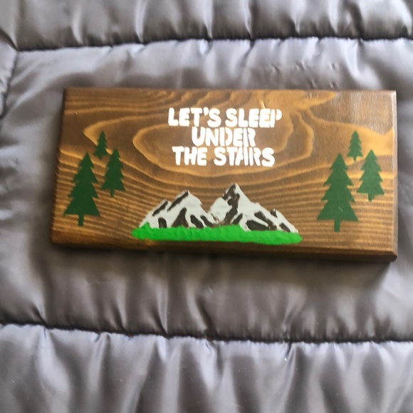 Homemade art on wood - Picture 1 of 4